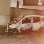 auto incendiata