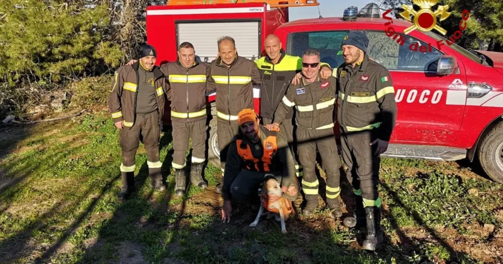 cane vigili del fuoco