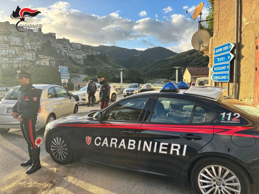 Arresto Corigliano Rossano armi droga